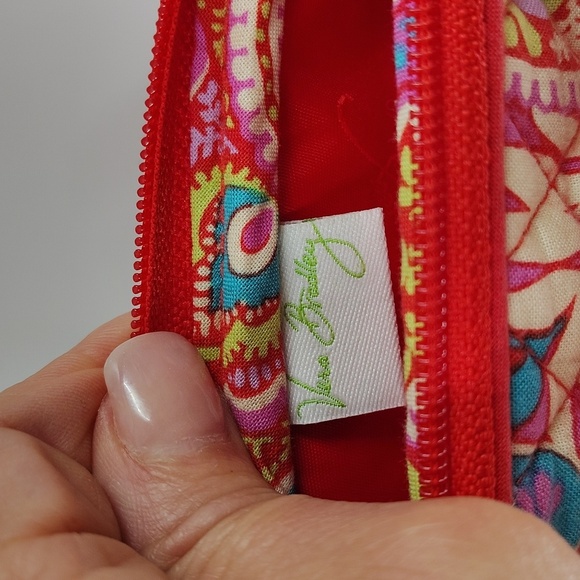 Vera Bradley Paisley In Paradise Crossbody Bag Multiple Pockets Adjustable Strap - Picture 5 of 10